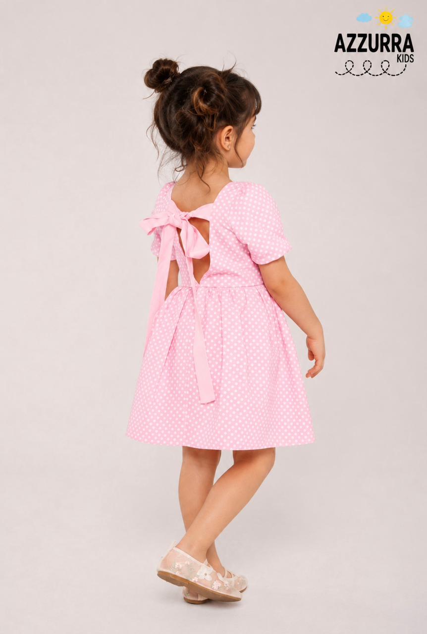 POLKA DOT PINK DRESS
