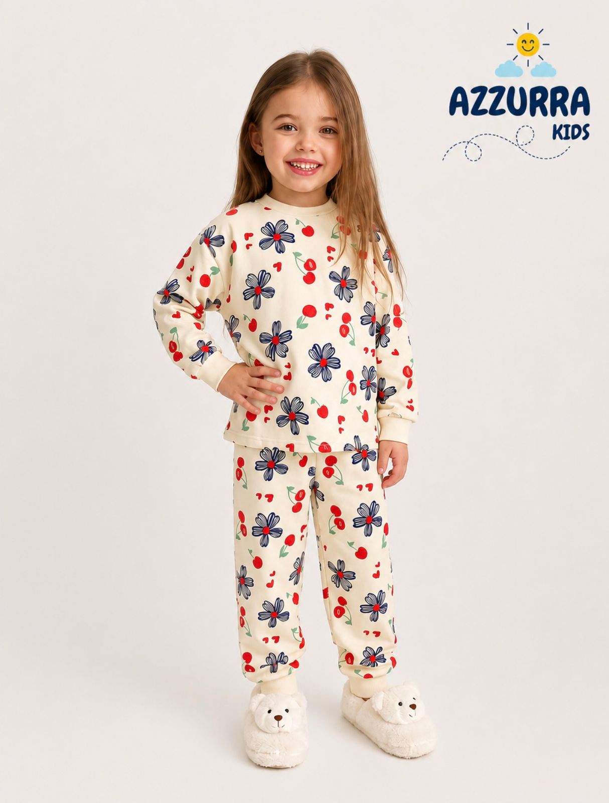 FLORAL CHERRY PJ (8-9 TO 12-13 YRS)