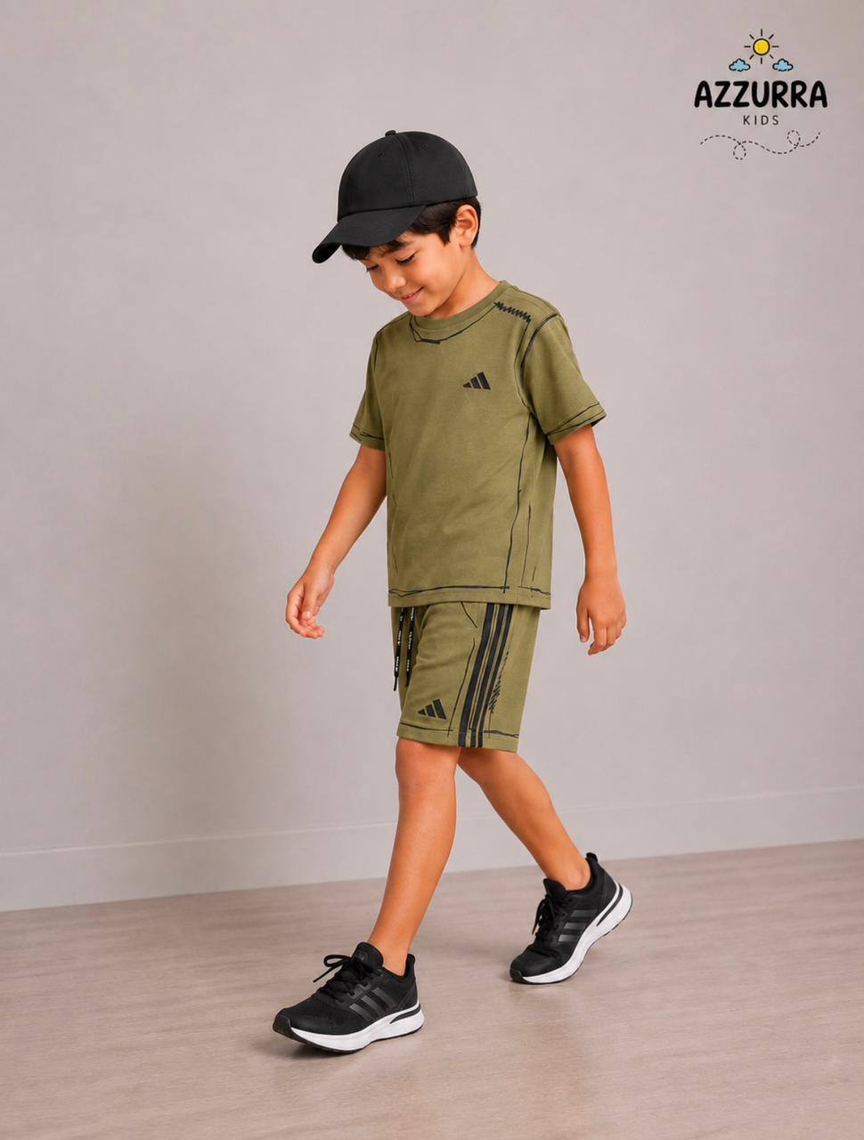 GREEN ADIDAS SET