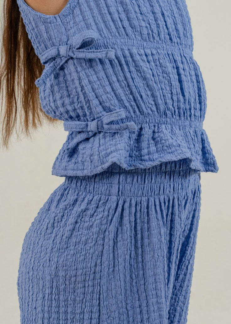BLUE PANT SET