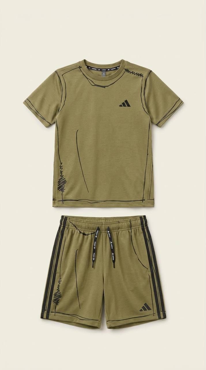 GREEN ADIDAS SET