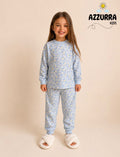 FLORAL BLUE PJ ( 8-9 TO 12-13 YRS)