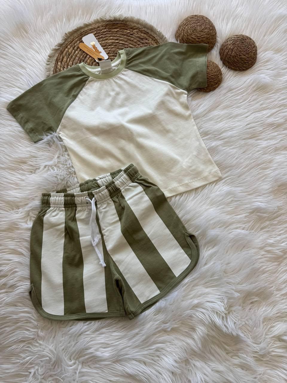 GREEN AND WHITE