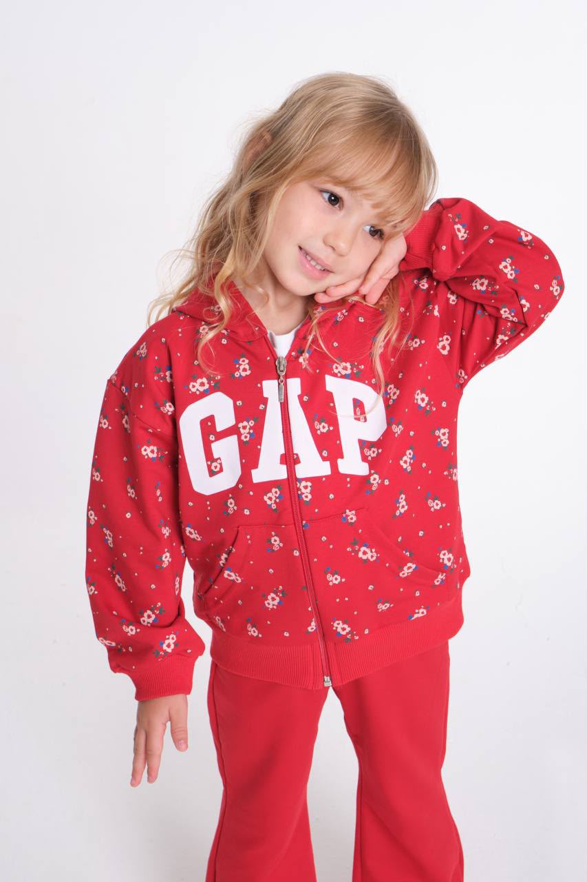 FLORAL RED GAP SET