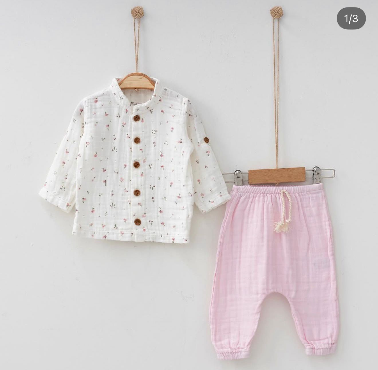 LINEN PANT SET