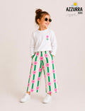 PINK FLOWER PANT SET