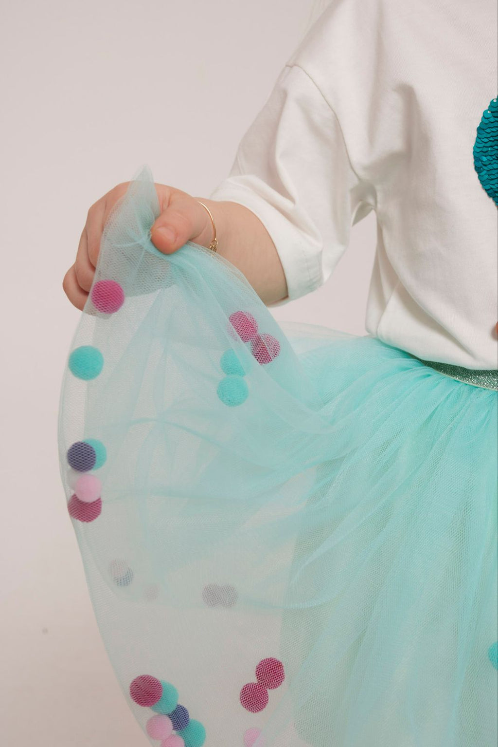 GREEN TUTU SKIRT SET