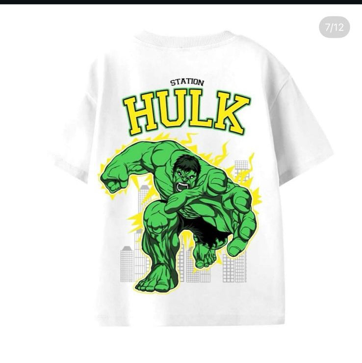 HULK WHITE TSHIRT