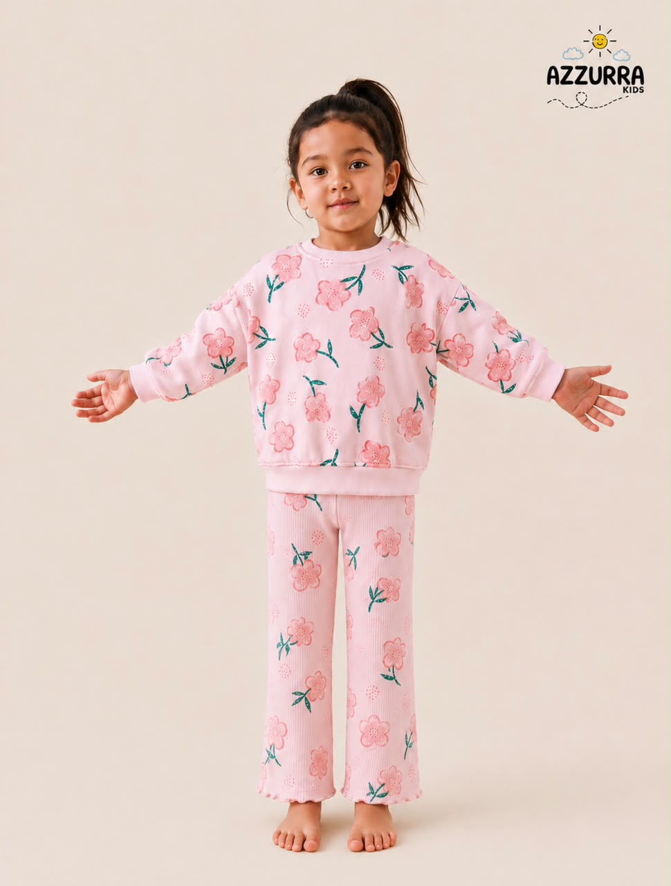 PINK FLORAL SET