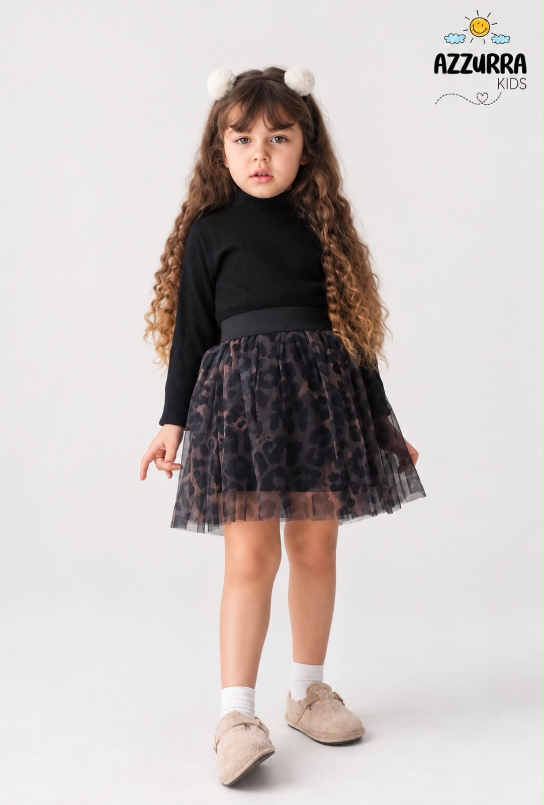 LEOPARD TUTU SKIRT SET