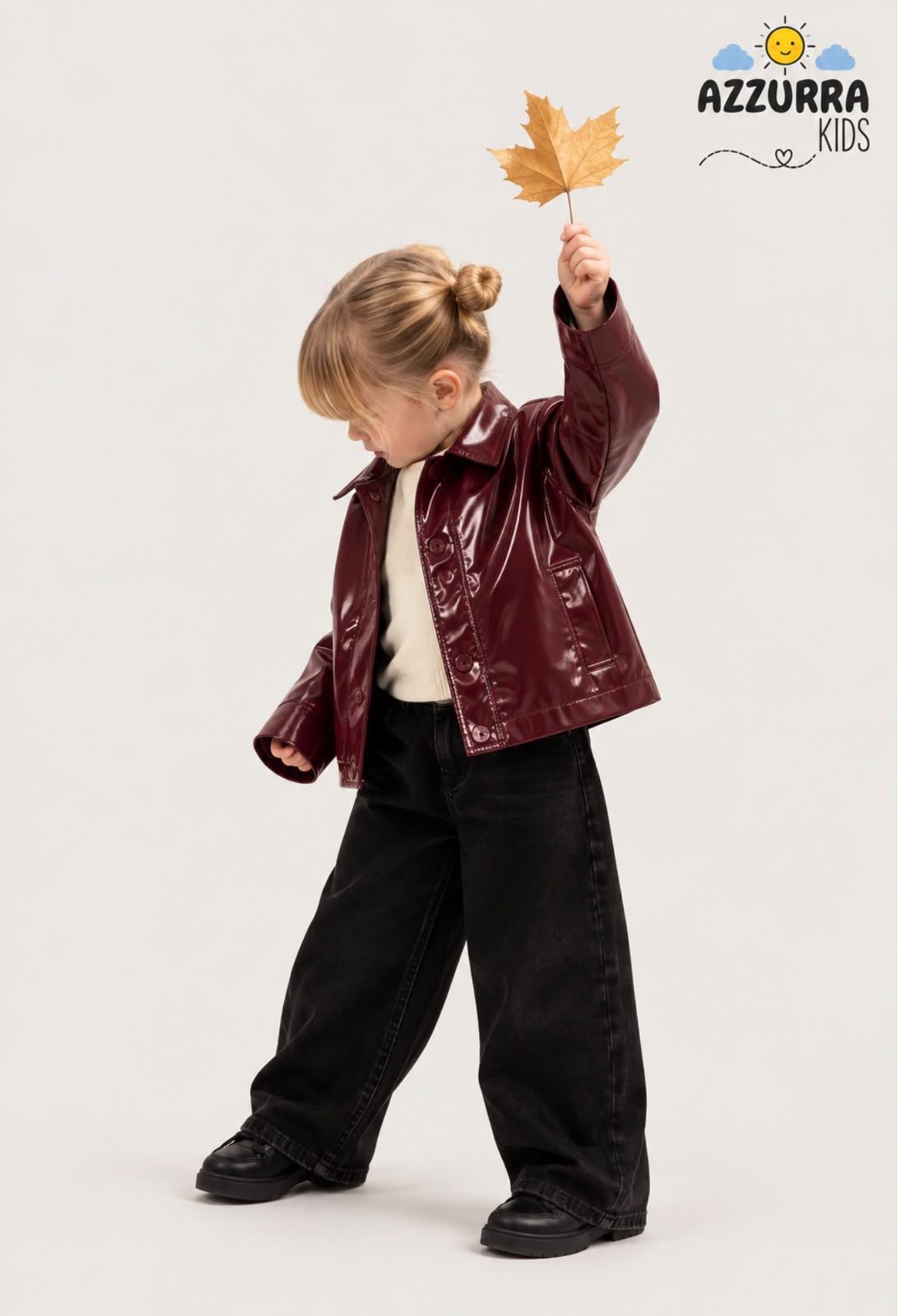 BURGUNDY LEATHER JACKET