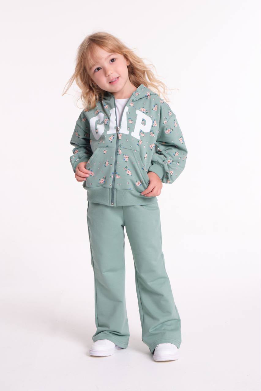 FLORAL MINT GREEN GAP SET