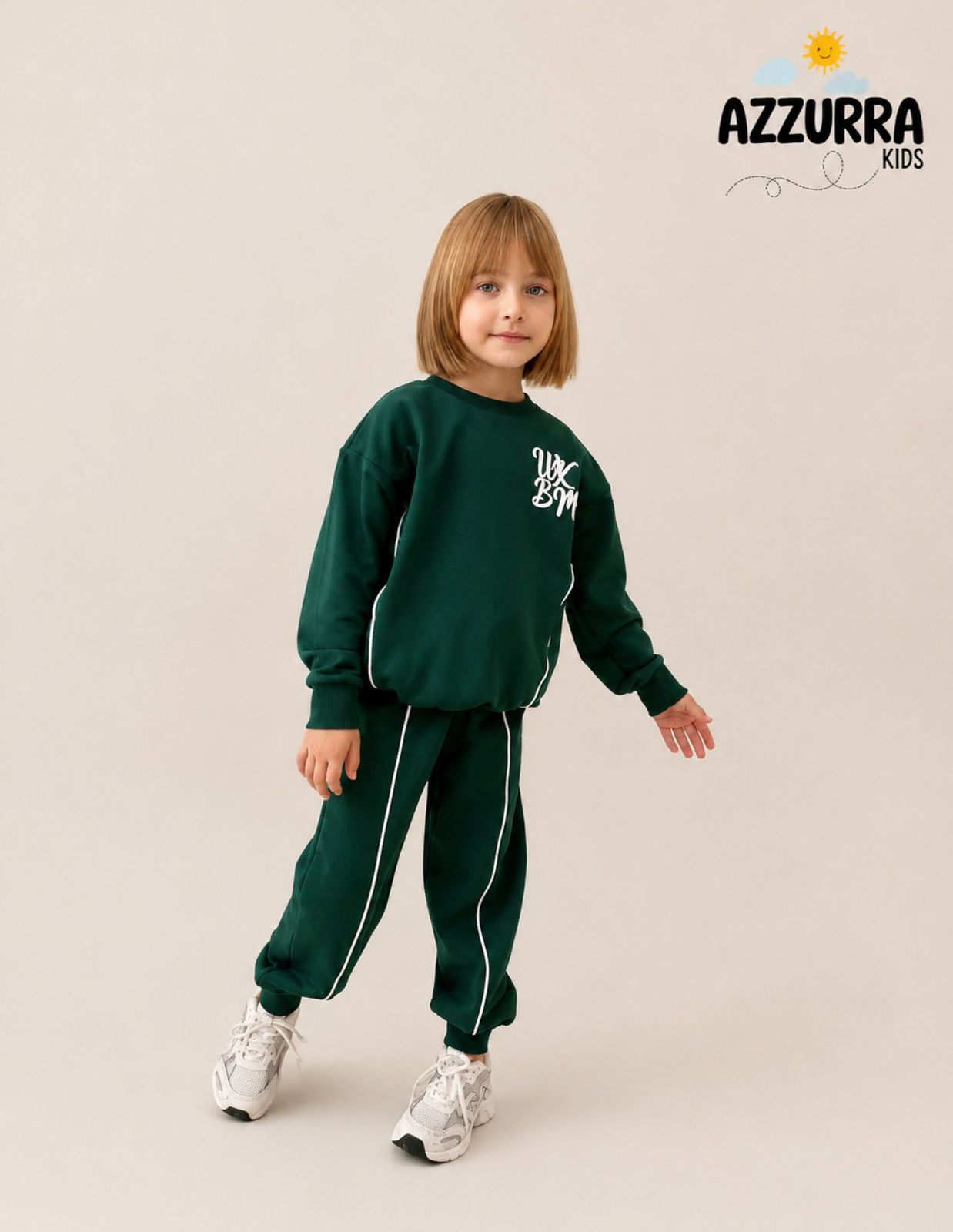 GREEN AND WHITE SET