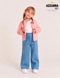 JEANS AND PINK JACKET SET