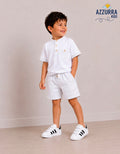 WHITE SHORT SET