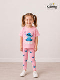 STITCH PINK LEGGING SET