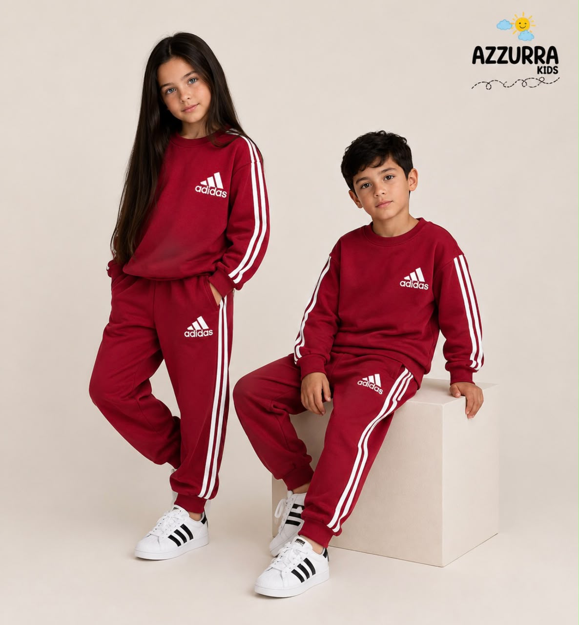 RED ADIDAS SET