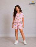 TULIP PINK SHORT SET
