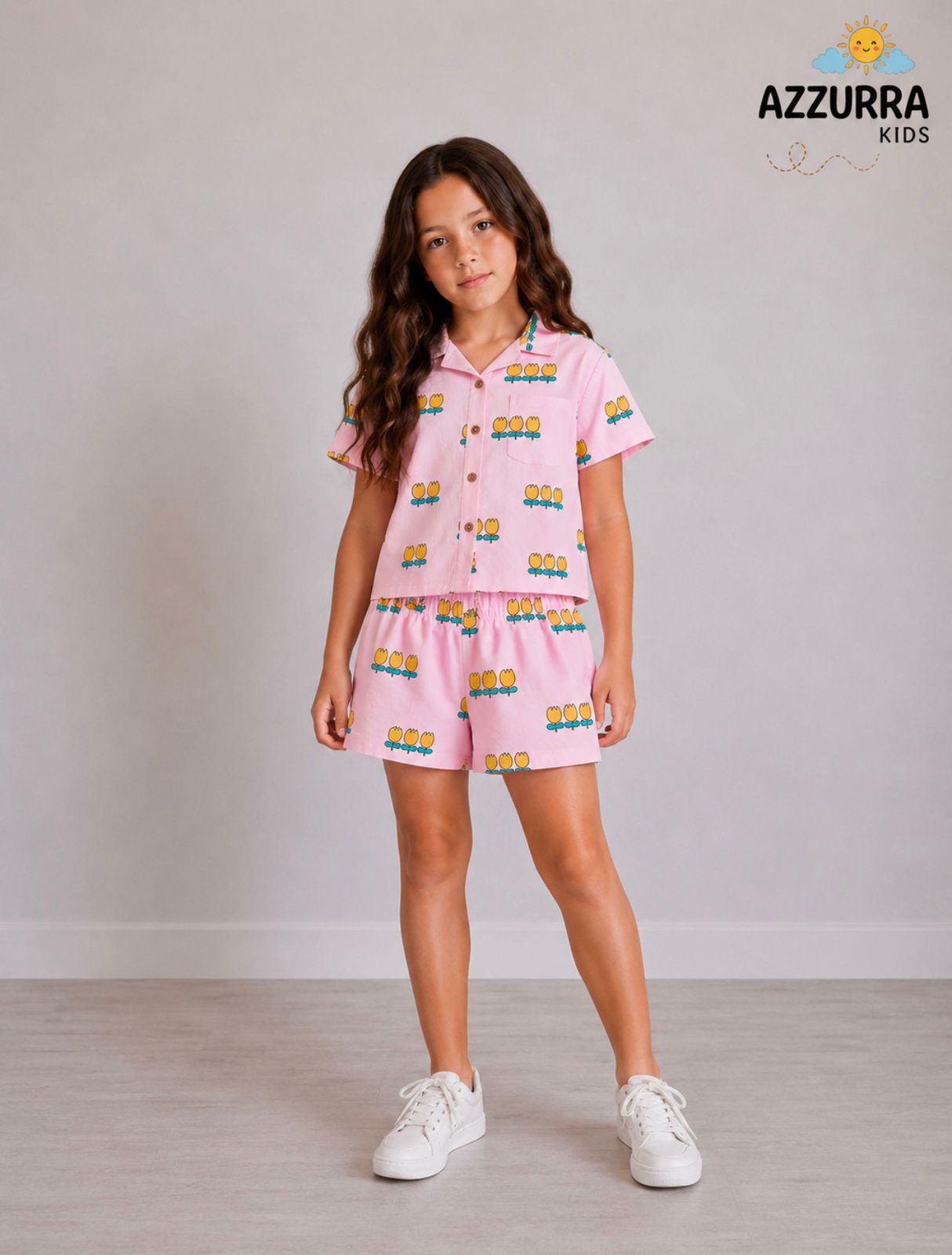 TULIP PINK SHORT SET
