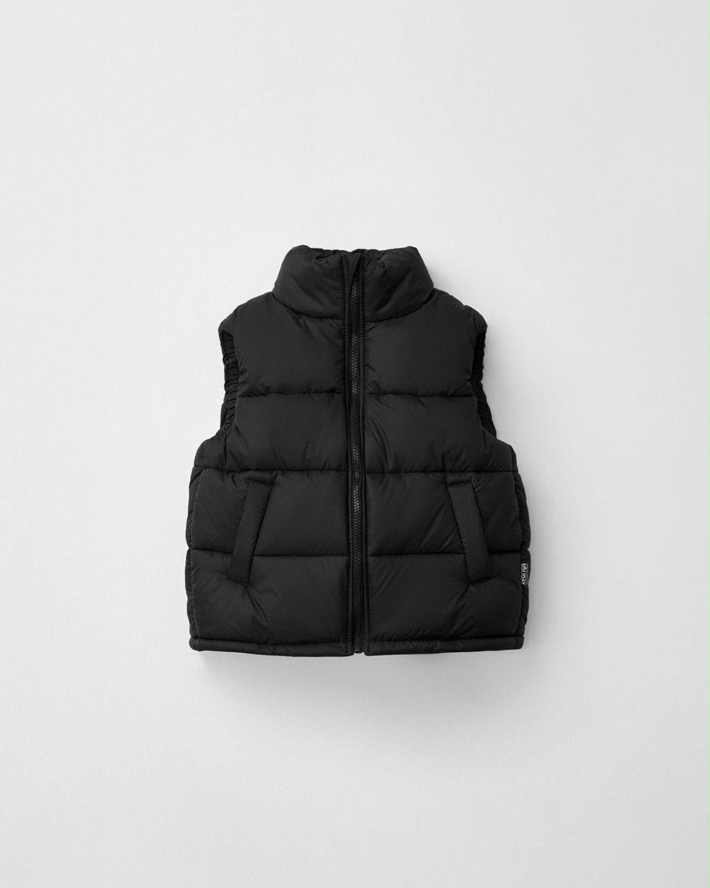 BLACK PUFFER VEST