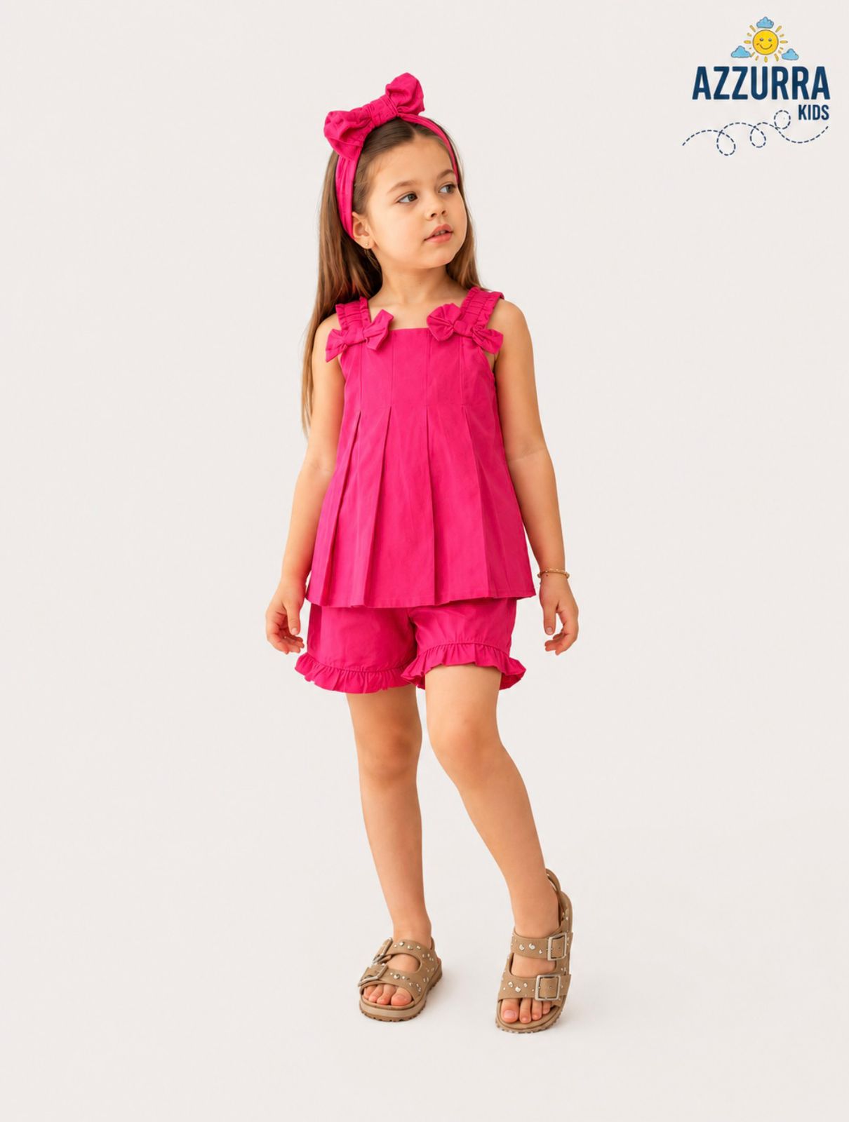 FUCHSIA SHORT SET