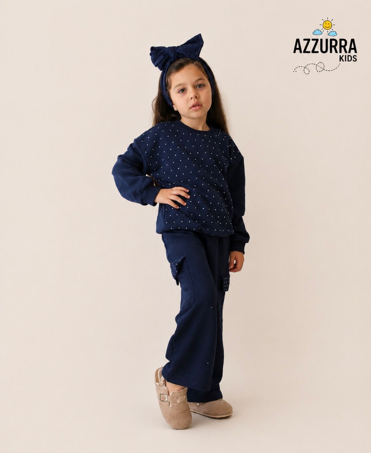 NAVY WITH LITTLE SPARKLES SET