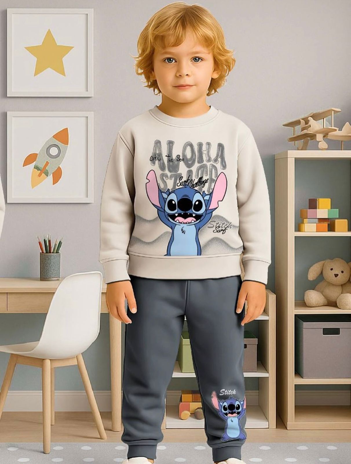ALOHA STITCH PANT SET