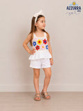 WHITE SHORT SET