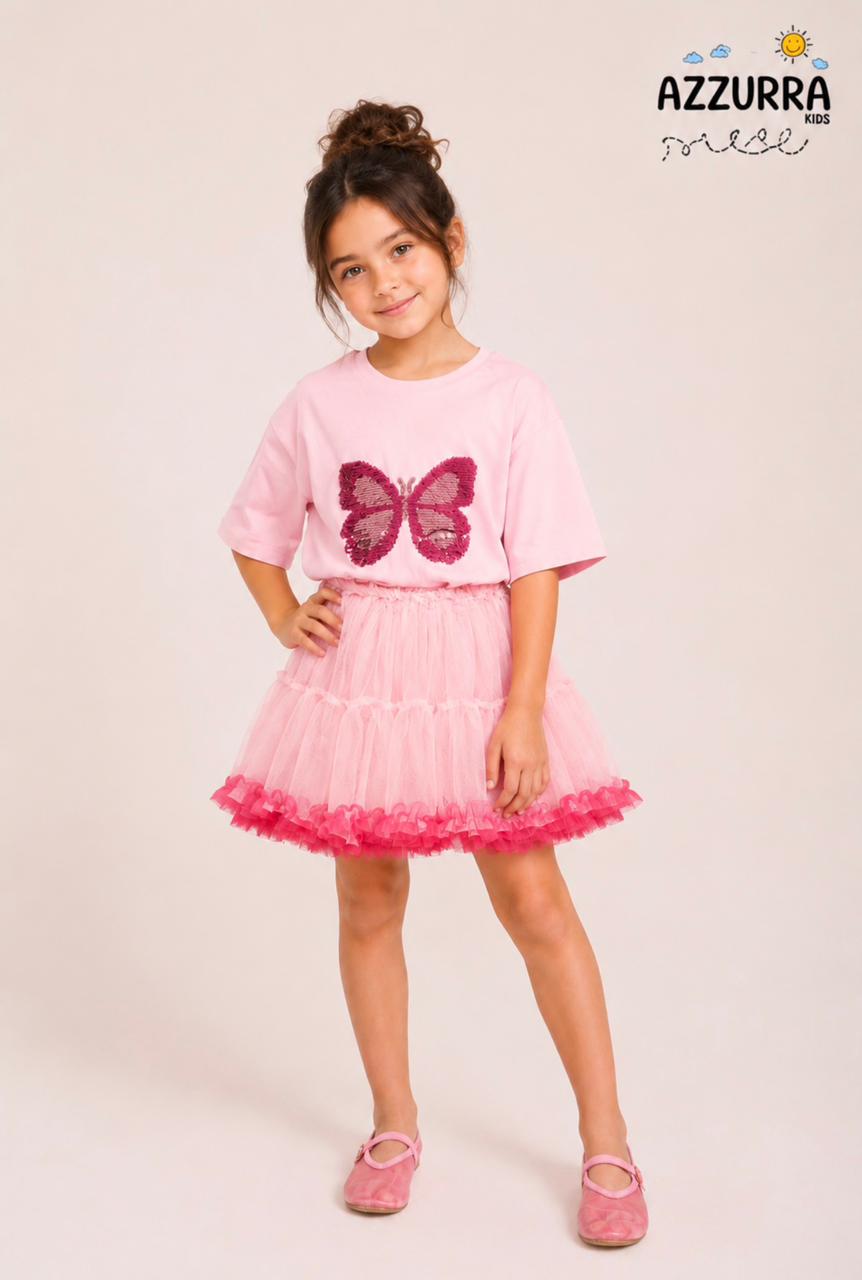 BUTTERFLY TUTU SKIRT SET