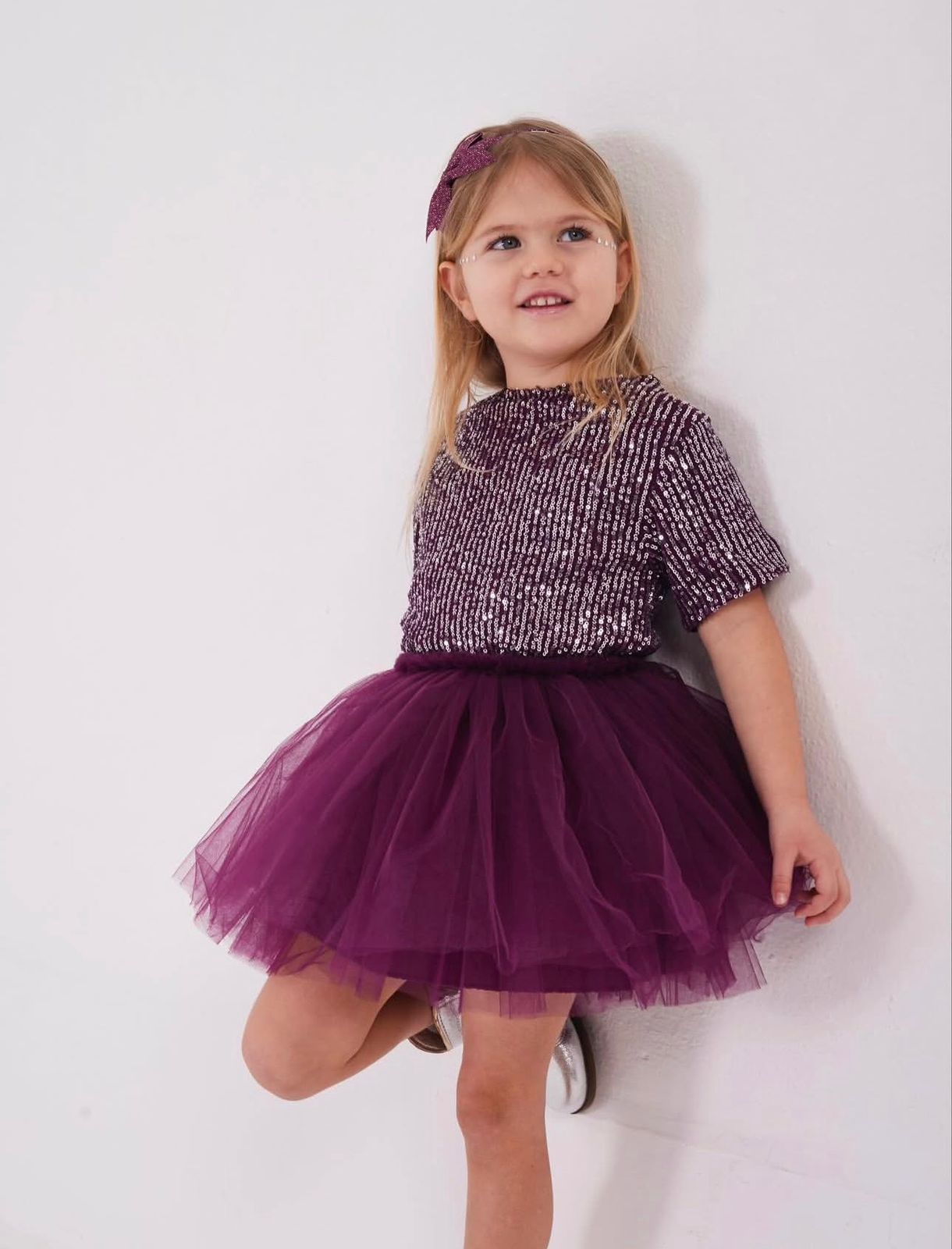 TUTU PURPLE SKIRT SET