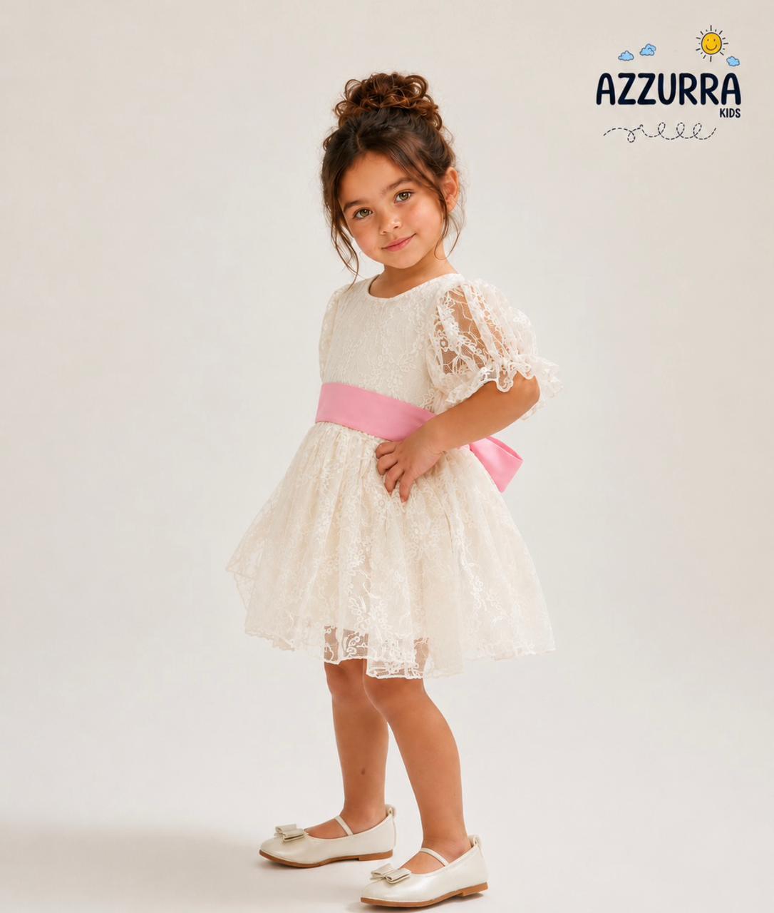 WHITE DRESS AND PINK BLET