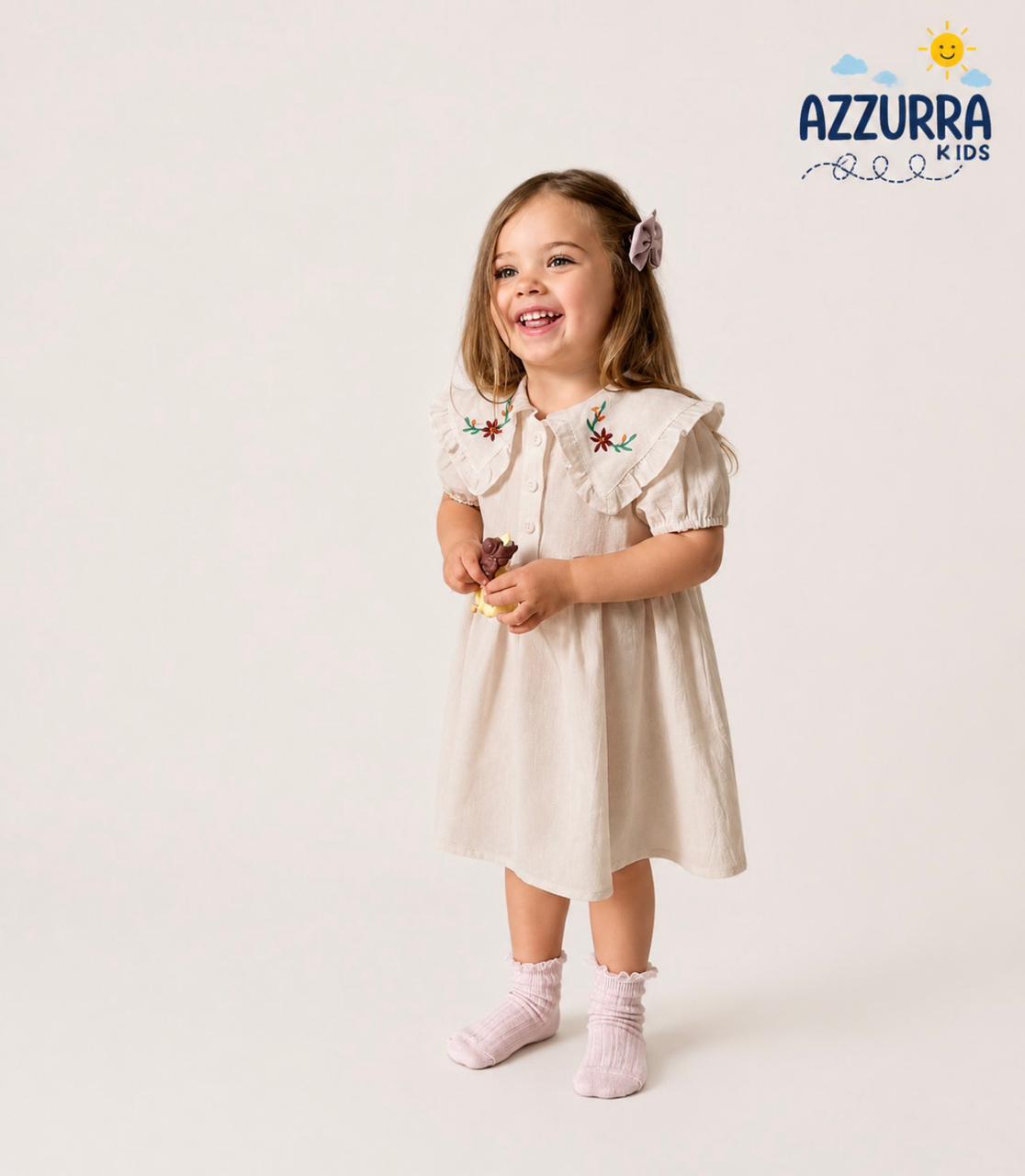 LINEN BEIGE DRESS