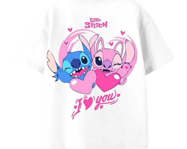 STITCH WHITE TSHIRT