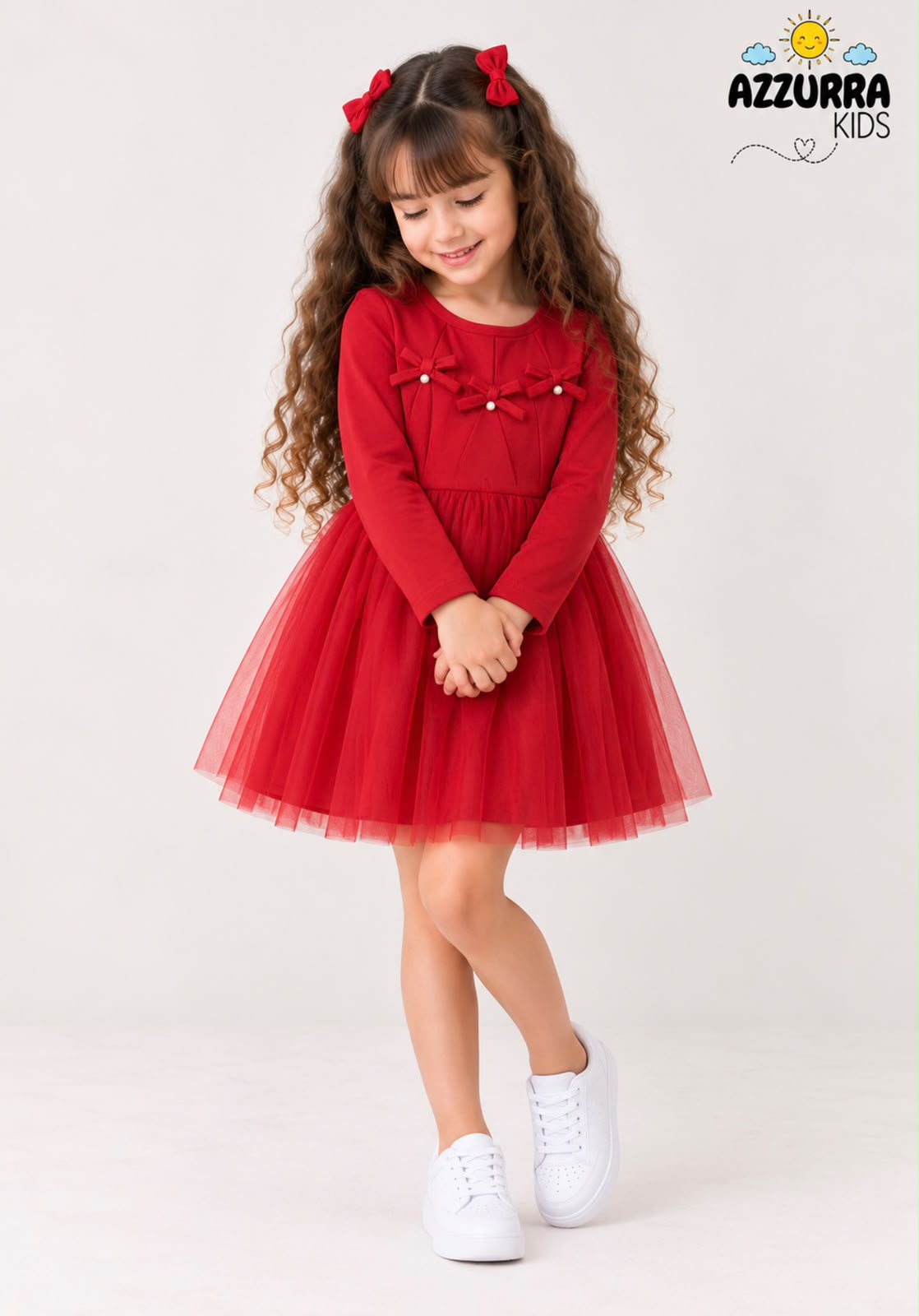 RED BOW TUTU DRESS