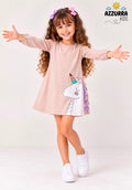 UNICORN LIGHT PINK DRESS