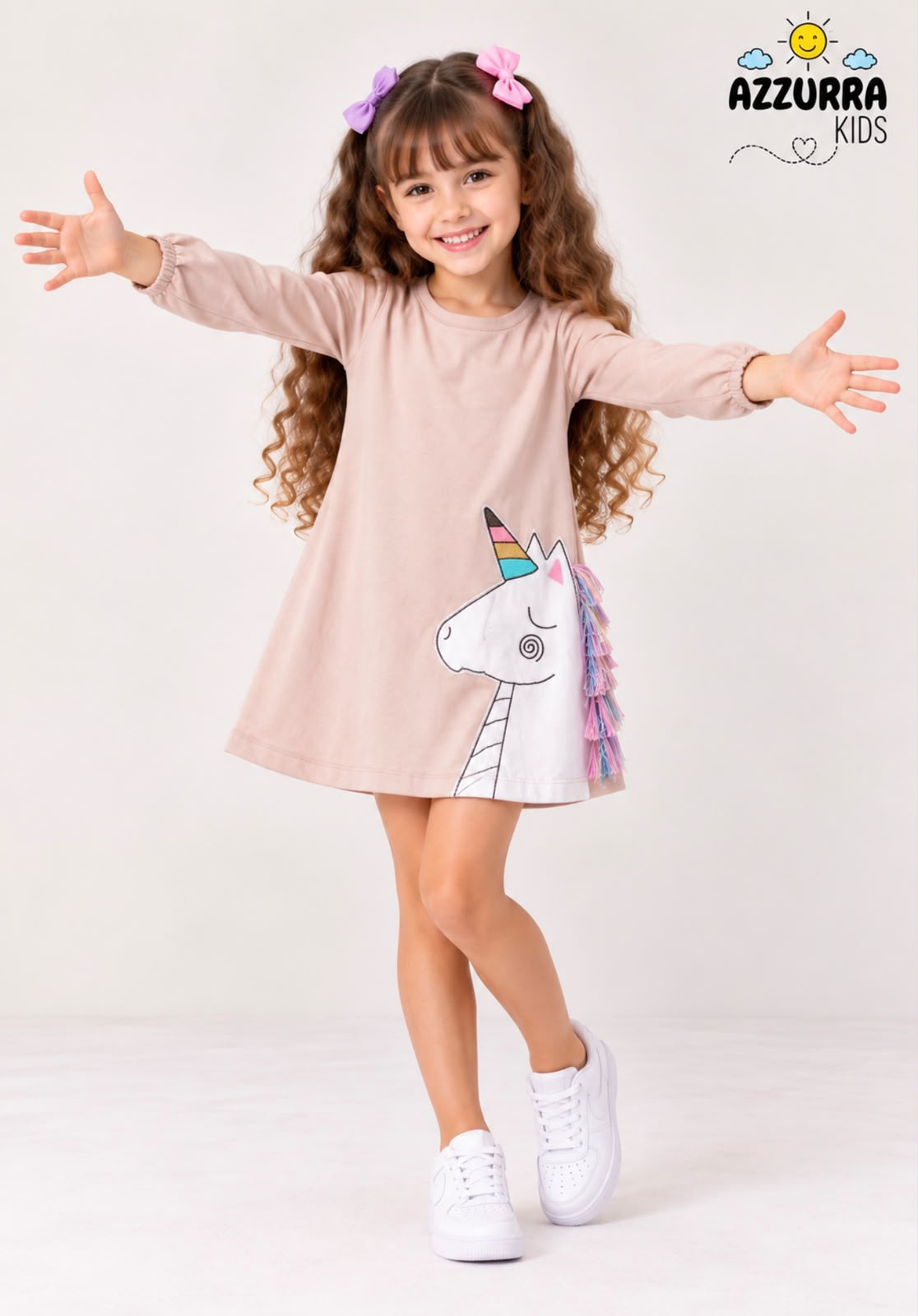 UNICORN LIGHT PINK DRESS