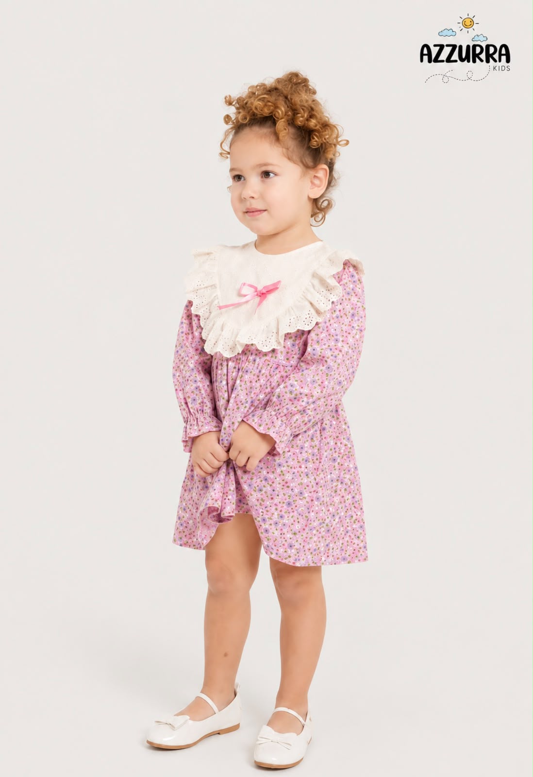 FLORAL PINK DRESS
