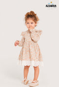 FLORAL BEIGE DRESS