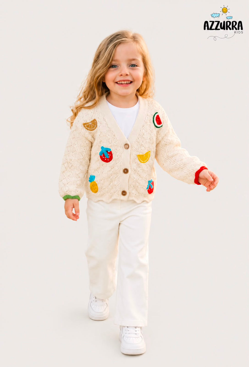 FRUIT SOFT WOOL CARDIGAN PANT SET
