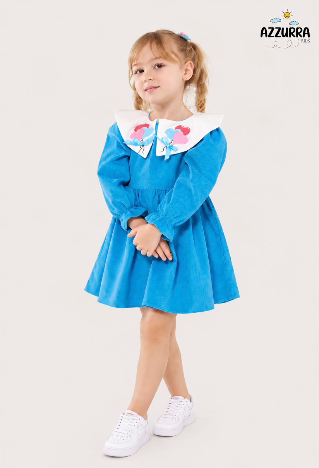 BLUE BALLOONS DRESS