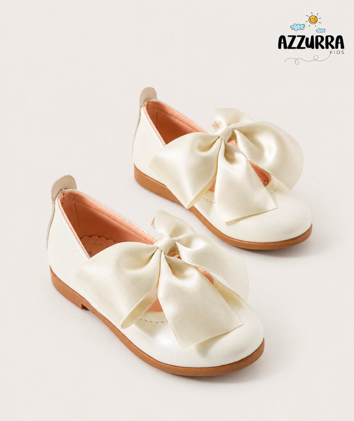 BEIGE BOW BALLERINA