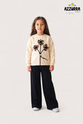 PRINTED FLOWER FLEECE SET