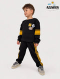 BLACK AND YELLOW FLEECE SET