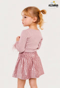 PINK TWINKLE SKIRT SET