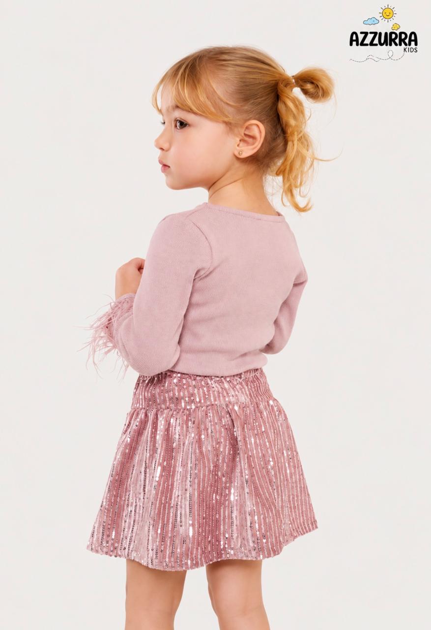 PINK TWINKLE SKIRT SET