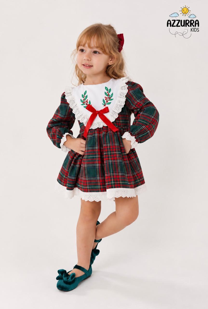 CHRISTMAS CAROL GREEN DRESS