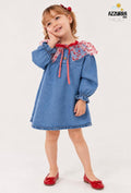 CHRISTMAS DENIM DRESS