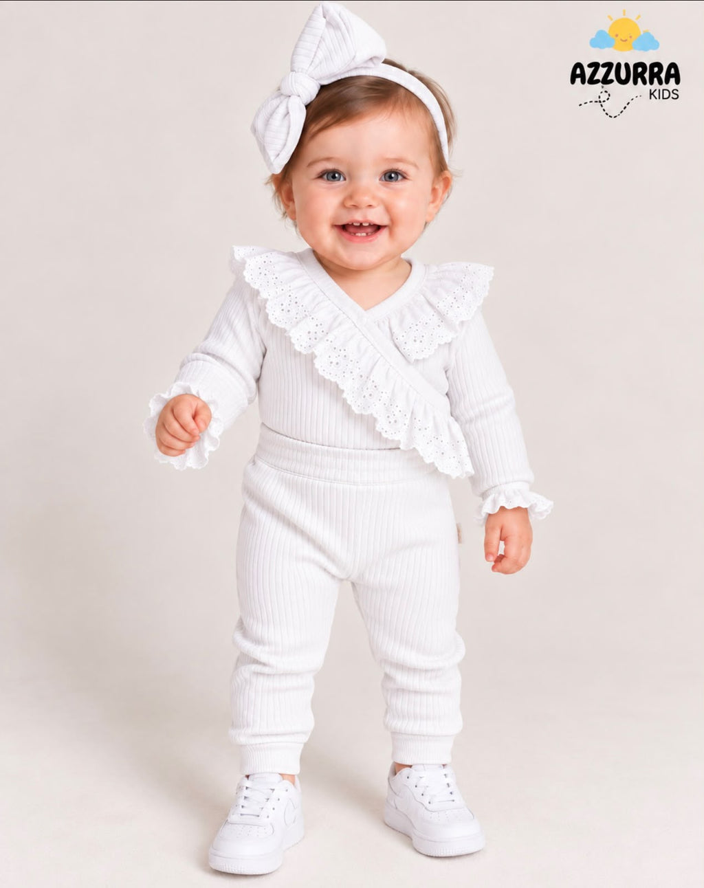 WHITE PANT SET