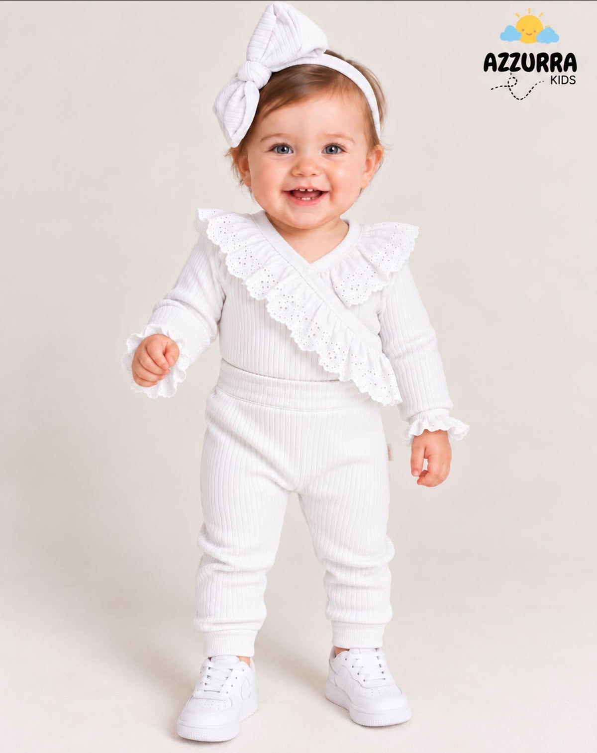 WHITE PANT SET