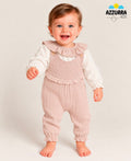 ROSEWOOD OVERALL WITH BEIGE TOP